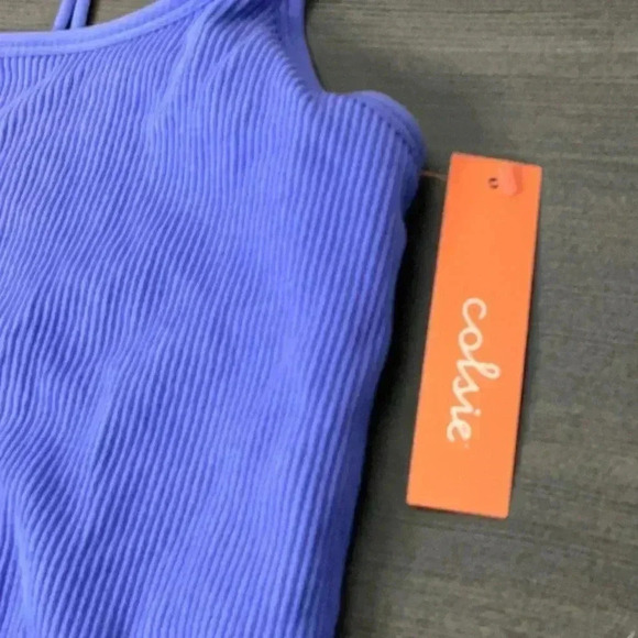 Colsie Women’s Purple Ribbed Seamlesss Brami Size 1X - Picture 7 of 10